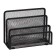 Organizers Berlingo "Steel & Style", 4 items, without filling, metal, black