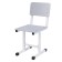 Chair Polini Kids City S "Pupil", 3 group, white/gray color