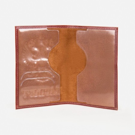 Passport cover, brown color-2