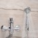 Bath mixer "RMS" SL130-006EK, spout 350 mm, shower set, brass, chrome
