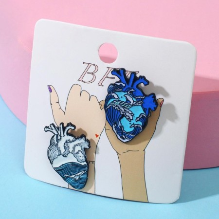 Beshraznemini icons Bast Frands, white blue in black metal-2