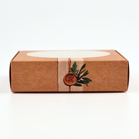 Box for Makarun with low sides "Eco", 11 x 11 x 3 cm-2