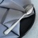 A teaspoon spoon with an engraving “best of the best”, on a gift card, 3 x 14 cm.