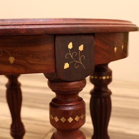 Carved "Circle" tree 45x45x39 cm-4