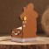 Needle "house" 7.5x5x12.5, oak, red, tree