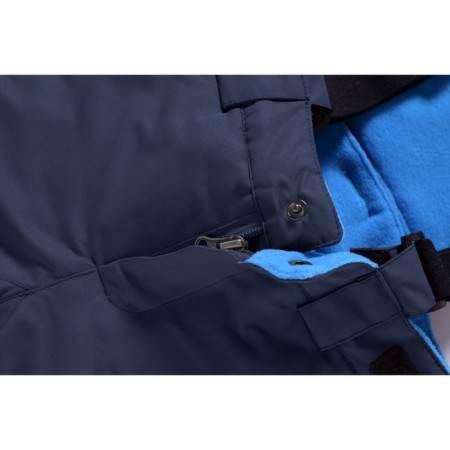 Ski pants for girls, height 98 cm, dark blue color-7