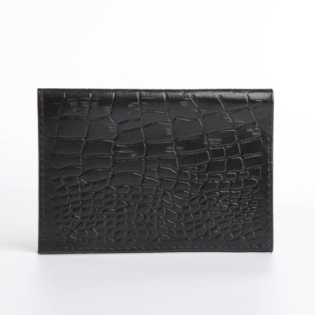 Cover for passport, black color-2