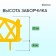 Decorative fence, 35 × 232 cm, 4 sections, plastic, yellow, Modern, Greengo