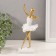 Polystone souvenir "Ballerina in a white pack" 9x7.5x22 cm