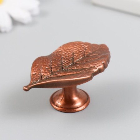 Pen for the casket metal "leaf" Copper 5.2x2.8 cm-1