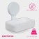 Soap dish on Velcro Dalyana, 12 × 14 × 10 cm, white color