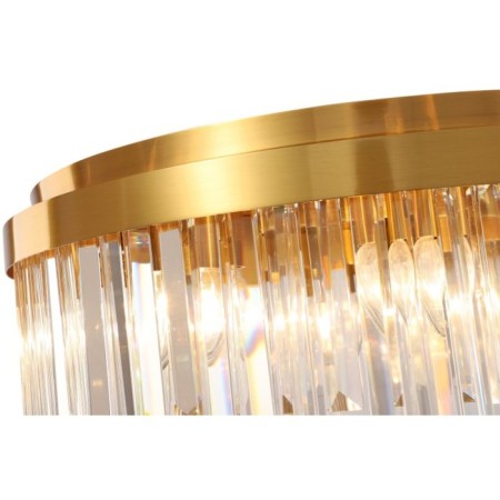 Ceiling chandelier Venecia 8x14 40w, size 60x60x34 cm, bronze color-2