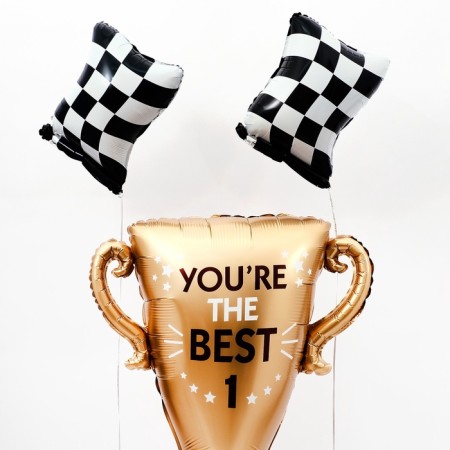 Foil ball 20 "Racing flag"-1