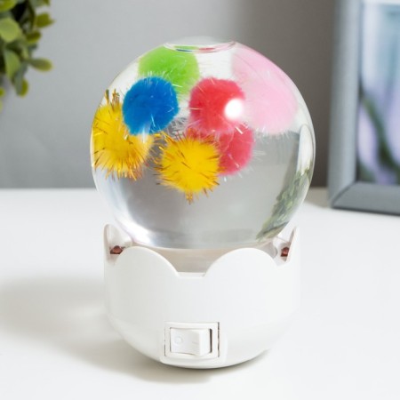 Nightlight "balls" LED white 7x7x11 cm Risalux-1