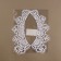 Collar sewing, guipyur, 23 × 7.5 cm, white color