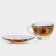 Tea couple "Sunflower", glass, cup+saucer, 200 ml, d = 92 mm