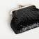 Women's wallet on the farmar, black color