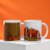 A set of mugs for two "to become warmer", 2 circles 320 ml