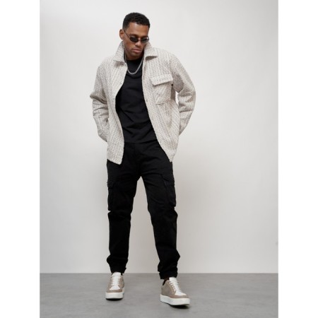 Male windbreaker, size 52, beige color-9