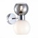 Wall lamp EVOLUCE. Sle1138-101-02. Thonet. 2x60 watts, E27, 15x29 cm, chromium color