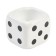 An ashtray for the house "Player bones", for cigarettes and sticks, 8 x 8 cm, white