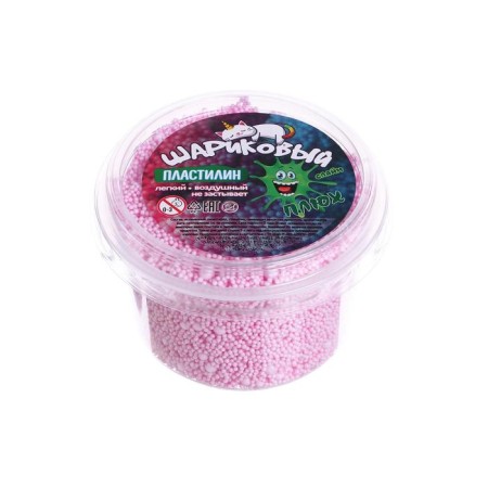 Ball plasticine, container 100 ml, fuchsia-1