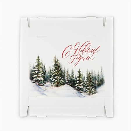The folding box "Winter Forest", 31.2 x 25.6 x 16.1 cm, New Year-3