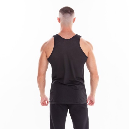 T -shirt male, black color, size 56-3