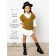 Vest for girls, height 146 cm, yellow color