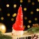 Spend of decorative "Fairytale Dwarf", 5.2x5.8x13.2 cm, red