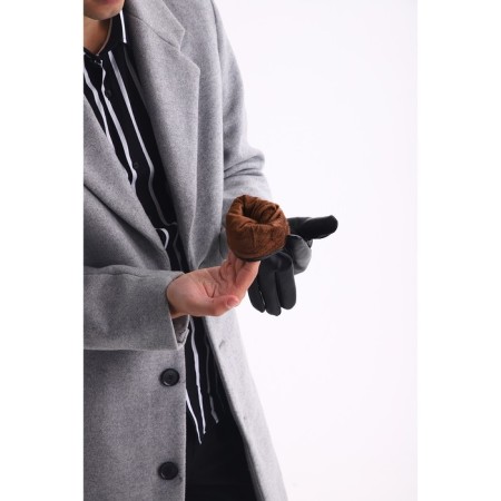 Gloves are male, dimensionless, without insulation, black color-2