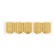 Castle Castle on the Box ZM01, 3.2x2.5 cm, Color gold