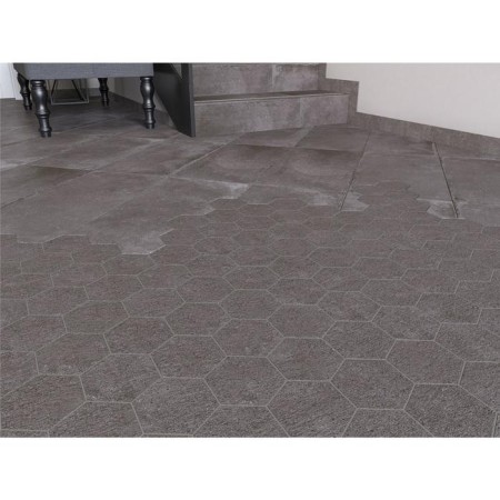 Floor mosaic Lofthouse dark gray, 283x246 mm