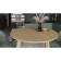 Dining table "Morgan", 900 × 900 × 756 mm, the color of the oak -armed