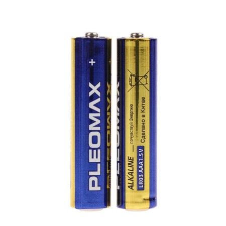 Battery Alkalin Pleomax, AAA, LR03-10BL, 1.5V, blister, 8+2 pcs.-1