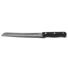 Atlantis bread knife, black color, 20 cm