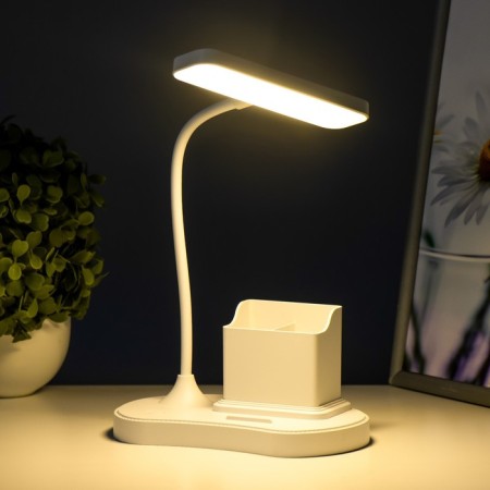 Board lamp "Deco" LED 3W USB AKB White 14x7x34 cm Risalux-4
