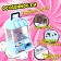 Automat for toys "Mega Surprise" with a set, Mix color