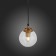 STL LUCE Sus. SL234.403.01. Varieta. 1x40 W, E27, 14x14x23 cm, black color, gold