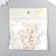 Decor for creativity Plastic "Pension Bear with a loop" White 3x1.4x3.1 cm