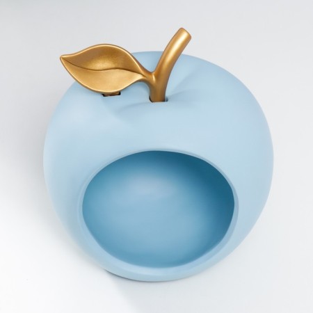 Souvenir Polystone stand "Blue apple" 20.5x16x18 cm-4