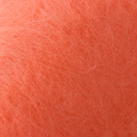 Fasting wool "cardoches" 100% half -toned wool 100g (peach - 037)-2