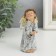Polystone souvenir "Angel in the dress" Golden Wings 6x5.2x11.3 cm
