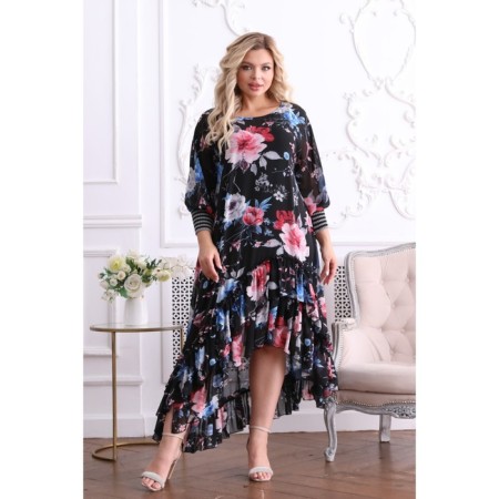 Female dress, size 50, black color