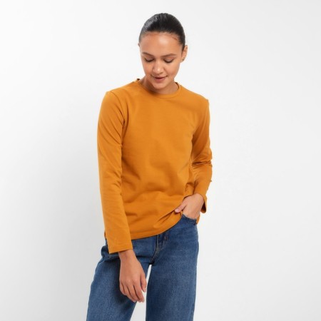 Longsliv Women's Minaku: Basic Line color mustard, size 42