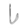 Hook furniture tundra TKD006, two -rod, chrome
