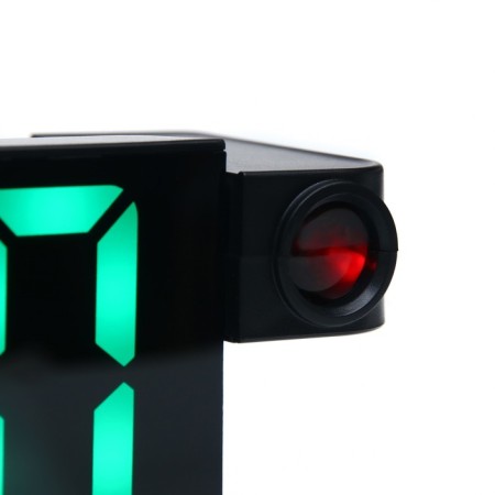 Clock - Electronic desk an alarm clock with a projection on the ceiling, thermometer, calendar, USB-5