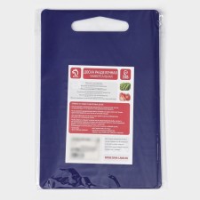 Board cutting plastic shade “hostess”, rectangular, 28 × 18 cm, blue color