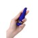 Anal plug Classic, silicone, blue color, 10 cm, d = 3 cm