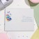 Birthday card!" embossing, congruen, blue flowers, 12.5x19.4 cm